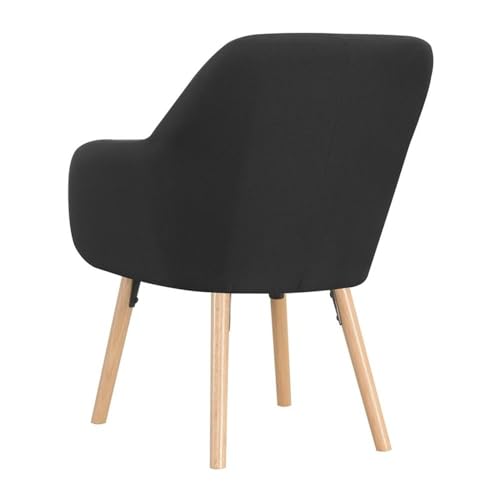 Convenience Concepts Black Linen / Chair / 25.25"L x 26.75"W x 33.5"H Chairs