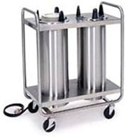 8405 Heated Dish Dispenser with Open Tubular Frame, 4 Tubes & 5-3/4" Diameter Maximum Dish Size