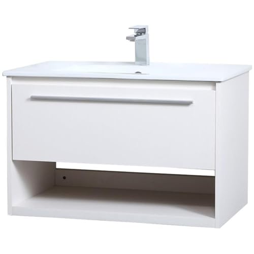 Elegant Decor 30" - Single / White / Modern Bathroom Vanities