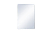 Wyn 20x28 Metal and MDF Mirror Medicine Cabinet in Silver by Elegant Decor – Small, Glass, Silver, Model MR572028S