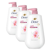 Dove 30.6 Fl Oz (Pack of 3) / Blanco / 3 Body Washes