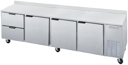 Beverage-Air 119" Stainless Steel 2-Drawer Worktop Refrigerator