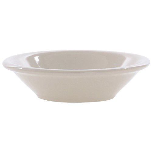 World Princess 4.75 oz Rolled-Edge Warm White Stoneware Fruit Bowl by World Tableware – 4.75 ounces