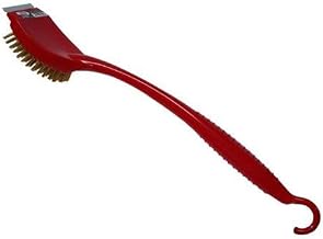 Deluxe BBQ Brush with Scraper - Brass