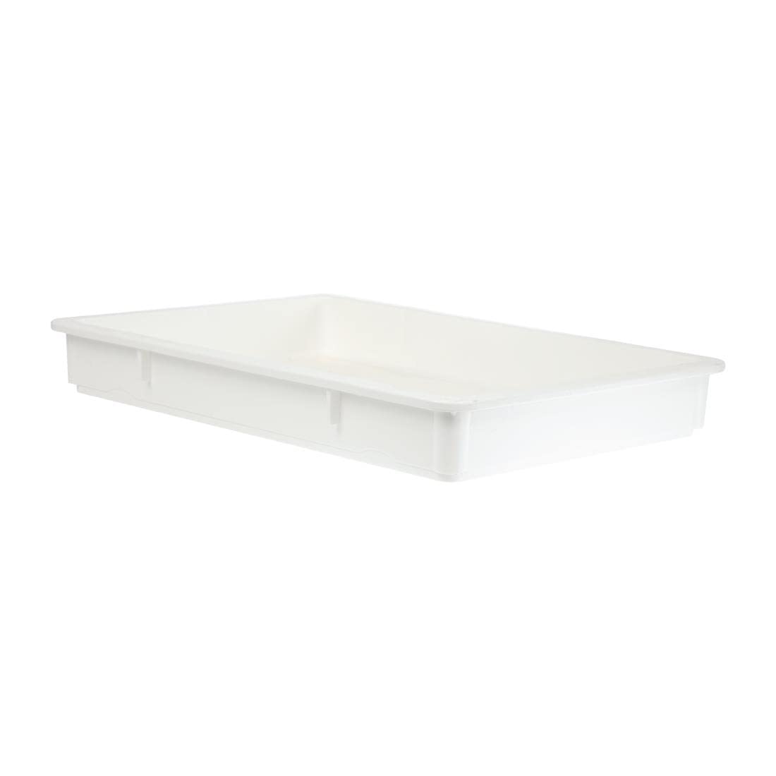 White 18 x 26 x 3 Pizza Dough Box by Cambro – 18 x 26 x 3 inches, Plastic, White, Pack of 6