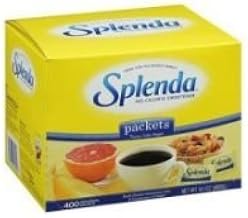 Splenda No Calorie Sweetener Packet - 400 per pack -- 4 packs per case.