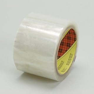Scotch 373 Box Sealing Tape, 72 mm Width, 50 m Length, Clear (Pack of 1)