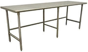 Advance Tabco - TMS-2410-120 in by 24 in Stainless Steel Work Table with Open Base