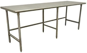 Advance Tabco - TMS-2410-120 in by 24 in Stainless Steel Work Table with Open Base