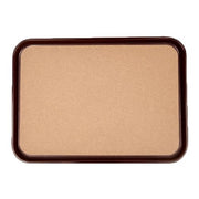Serving Tray by A-to-Z Supply – 16" x 12", Acrylonitrile Butadiene Styrene, Black, Model PLRT1612BCK