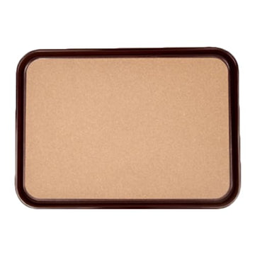 Serving Tray by A-to-Z Supply – 16" x 12", Acrylonitrile Butadiene Styrene, Black, Model PLRT1612BCK