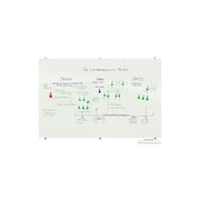 Best-Rite 40"W x 2"H / Glossy White / Modern Dry Erase Boards
