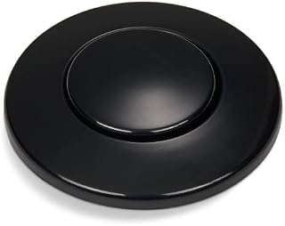 Air Switch Decorative Button for InSinkErator Dual Outlet Garbage Disposal Air Switch Kit, STC-BLK, Gloss Black