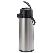Service Ideas 84.5 Ounces / LEVER LID / Brushed Thermal Carafes