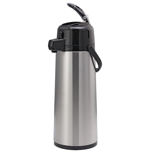 Service Ideas 84.5 Ounces / LEVER LID / Brushed Thermal Carafes