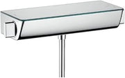 hansgrohe Duschthermostat, Aufputz, 13161 Farbe: chrom ECOSTAT SELECT 13161000 Shower Thermostat Surface-Mounted with Backflow Preventer Chrome-Plated, excluding adapter