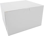 SCT Standard White Bakery Boxes 10x10x6, 100 Count