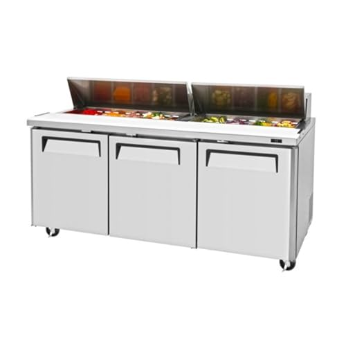 Turbo Air (3) Door (18) Pan / 19.0 cu. ft. / Stainless Steel Refrigerators