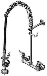 T&S Brass B-0133-EE-BM Pre-Rinse Units Master Pack 8" centers wall mount & brack
