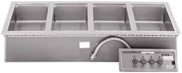Wells MOD-400T Food Warmer top-mount built-in electric (4) 12" x 20" openings