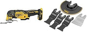 DEWALT 20V Max XR Oscillating Multi-Tool Bundle with 5 Piece Oscillating Tool Blades Kit