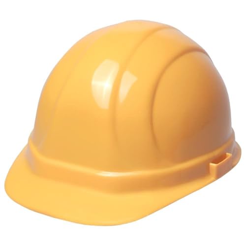 ERB Omega II Cap Style Hard Hat with Mega Ratchet by MAGID – Pack of 1, High Density Polyethylene or Thermoplastic, Yellow, Model 19952