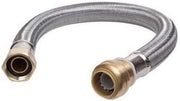Sharkbite/Cash Acme U3068FLEX18LF 18-In. Stainless Steel Braided Water Heater Connector, Lead-Free, 1/2 x - Quantity 12