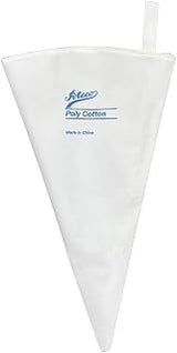 Ateco 3820 Pack of 1 Poly-Cotton Pastry and Decorating Bag, 19.68-Inch, White