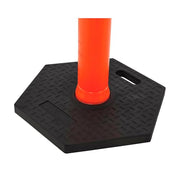 Rubber Base for Delineator Post by Global Industrial – Rubber, Black, Model RD10-R6R-16LBS