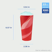 Karat 22 oz / Red, White / Casual Cups