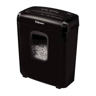 Microshred 6M Micro-Cut Shredder () Shredder by Fellowes – 3.5 gallons, Alloy Steel, Black, Model 4631701