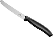 Victorinox Swiss Classic Steak Knife Set, 4-1/2-Inch Serrated Blades with Round Tip (2 Pack)