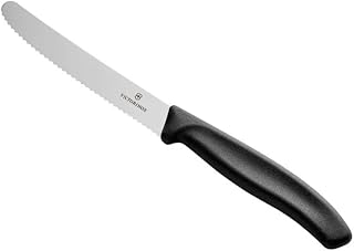 Victorinox Swiss Classic Steak Knife Set, 4-1/2-Inch Serrated Blades with Round Tip (2 Pack)