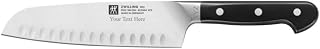 ZWILLING Pro 7-inch Hollow Edge Santoku Knife, Personalized, Engraved