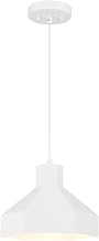 52088-MWH Poly - 1 Light Pendant-8 Inches Tall and 11 Inches Wide, Finish Color: Matte White
