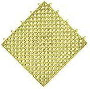 NoTrax Drainage Mat Interlocking Tile, 12" x 12" x 9/16", Yellow