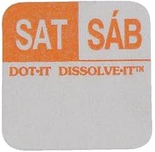 Dot-It - 81445 - Dissolve-It 1 in x 1 in Saturday Label