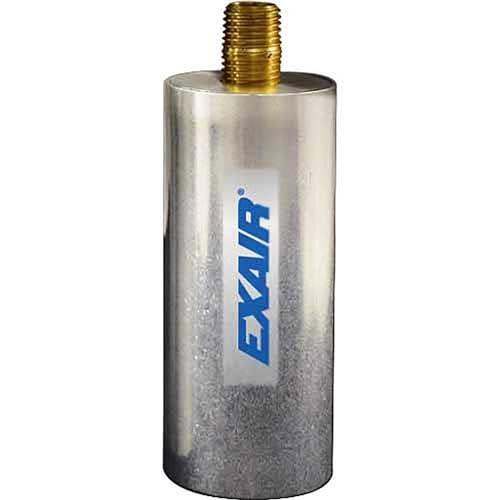 Cold Muffler by EXAIR – 10"L x 4"W x 2"H, Aluminum, Multicolor, Model 3905