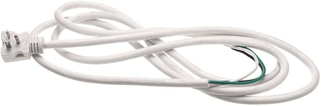 Turbo Air PC00001ZK Power Cord with Right Angle Plug - White