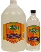 Durkee Clear Imitation Vanilla Flavor - 128 oz. jug, 4 per case