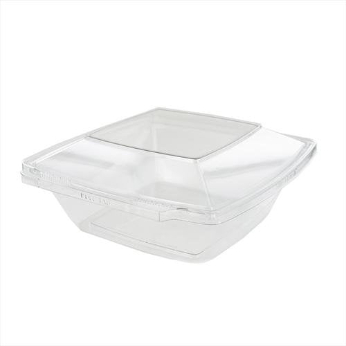 24 oz Tamper Resistant Pagodaware Container Safe-T-Fresh | 174 Per Case by Inline Plastics – 24.0 ounces, Plastic, Clear, Model TS24PW