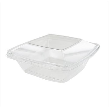 24 oz Tamper Resistant Pagodaware Container Safe-T-Fresh | 174 Per Case by Inline Plastics – 24.0 ounces, Plastic, Clear, Model TS24PW