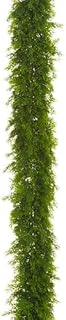 6ft PE Soft-Touch Faux Cedar Garland -Green (Pack of 2)