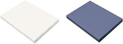 Prang Construction Paper, White & Blue, 9" x 12", 100 Sheets Each
