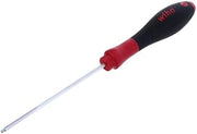 Wiha 36719 Ball End Hex Driver, with SoftFinish Handle, No Ring, Inch, 3/32 x 100mm