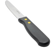 Winco 1 / 8" / Rounded Plastic Steak Knives
