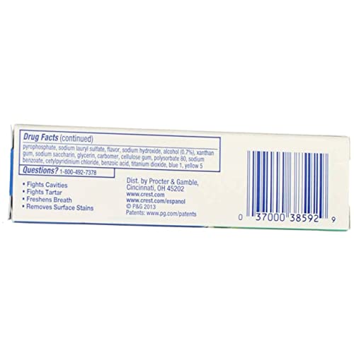Crest Mint / 0.85 Ounce (Pack of 12) / Whitening Plus Scope Toothpaste