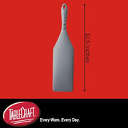 Tablecraft Wide Spatula Spurtle / 12.5 Inches / Gray Spatulas