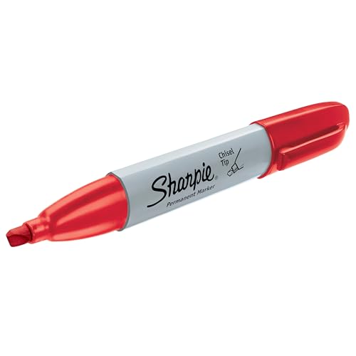 Sharpie Red / 12 Count (Pack of 1) / 12 Count Permanent Markers