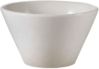 CAC China REC-V46 V Bowl 7oz 4" Stoneware Other, American White, Set of 36